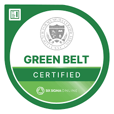 Six Sigma Green Belt Certified